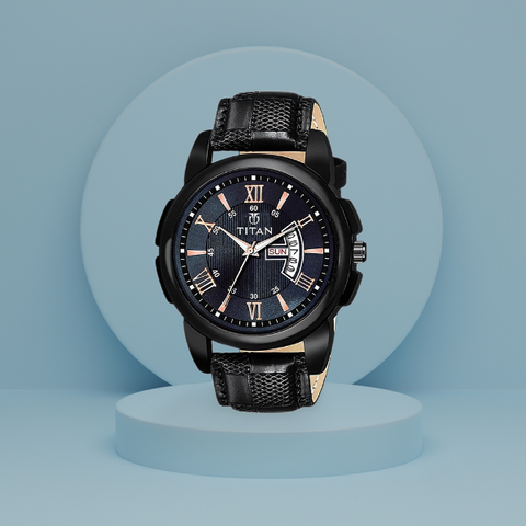 Titan Automatic Watch – Titanium Series*  
Engineered for precision. Designed for distinction.  
Crafted with a *lightweight titanium case*, this automatic watch combines durability, comfort, and timeless elegance. The open-heart dial showcases its self-