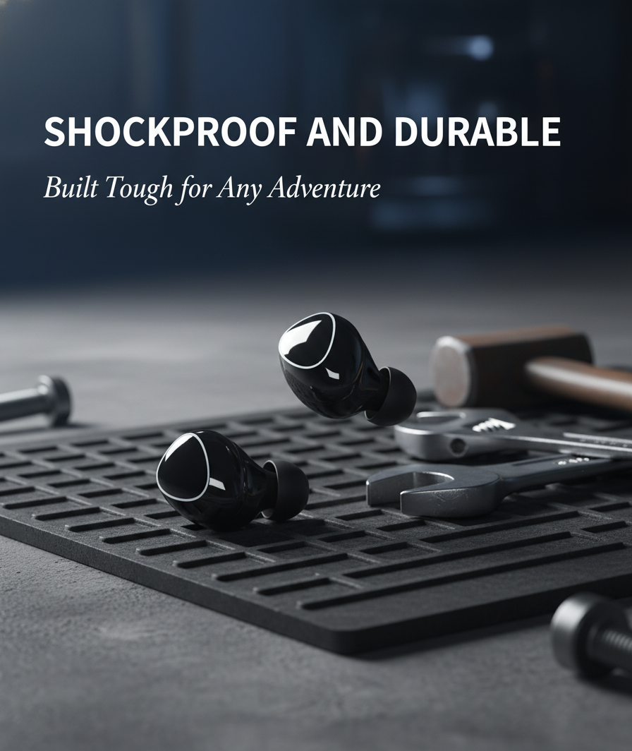 M10 TWS Wireless Earphone Touch Bluetooth Earplugs in The Ear Stereo Sport Headsets Noise Reduction Headphones with Digital Display Black